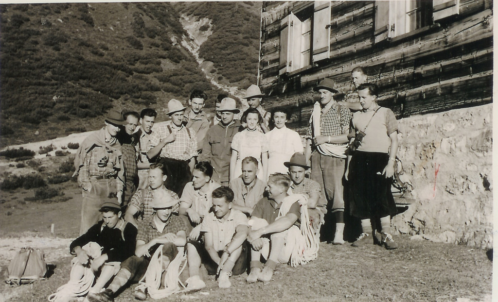 1956 - Bergrettungskurs auf der Heinrich-Hueter Hütte